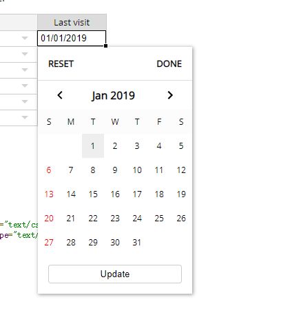 轻量级的原生JavaScript的Excel插件——JExcel