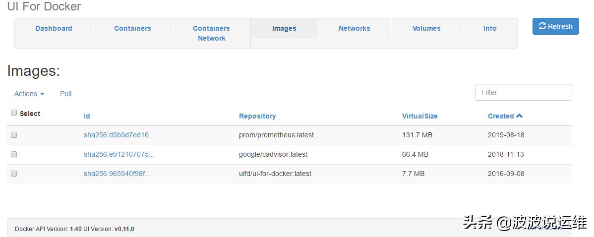 分享一款Docker可视化管理工具DockerUI