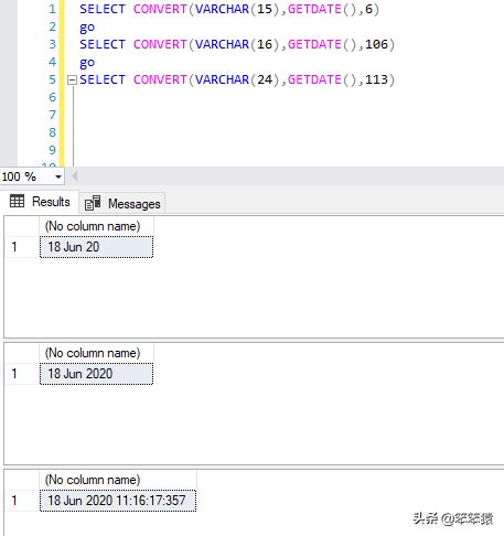 聊一聊SQL Server中的Cast()和Convert()函数的区别