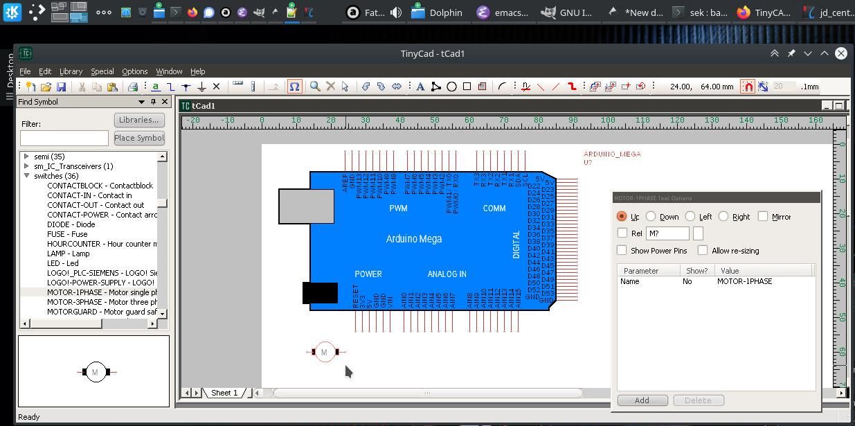 TinyCAD 使用 WINE 运行