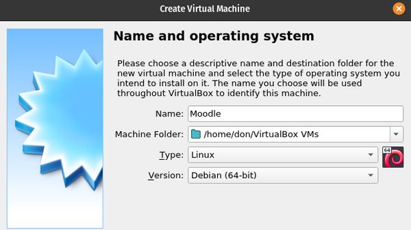 命名 VirtualBox 虚拟机