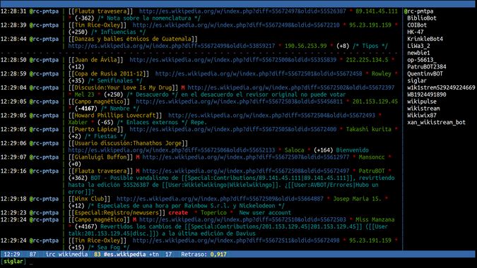 IRC on WeeChat 0.3.5
