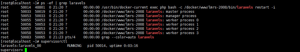 Supervisor管理Laravels,Laravels进程管理