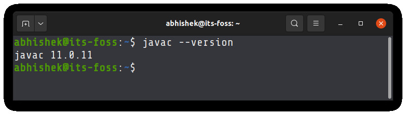 Verify that Java compiler can be used now