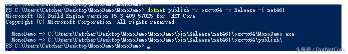 通过mono运行ASP.NET Core 2.0