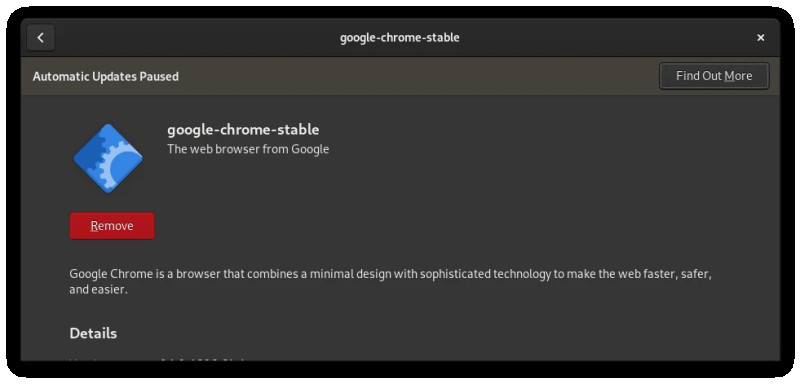 Chrome is now installed