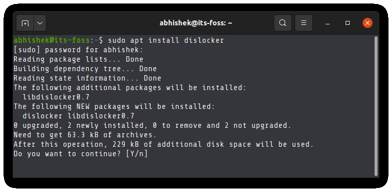 Installing Dislocker in Ubuntu