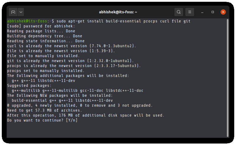 Iinstall dependencies for Homebrew in Ubuntu/Debian