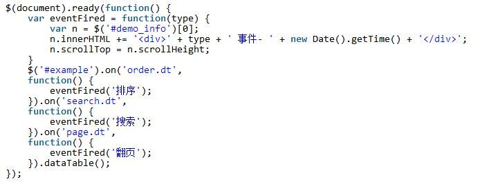 前端开发：一个开源、简单易用的jQuery表格插件（DataTables）