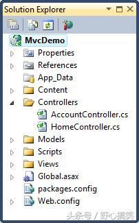 ASP.NET MVC 教程-Internet 应用程序-应用程序文件夹资料大全