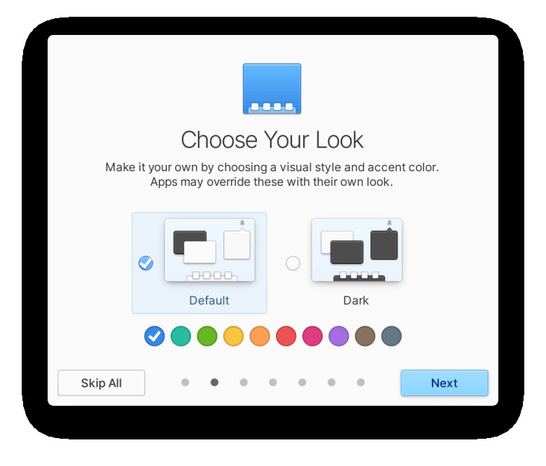 Accent color option in elementary OS 6