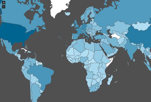 众所周知的Web jQuery 地图插件