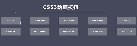 10款前端必备CSS3动画按钮特效代码