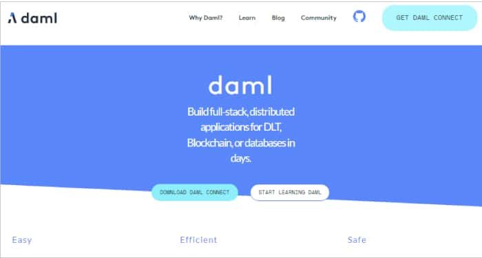 Figure 3: Official portal of DAML