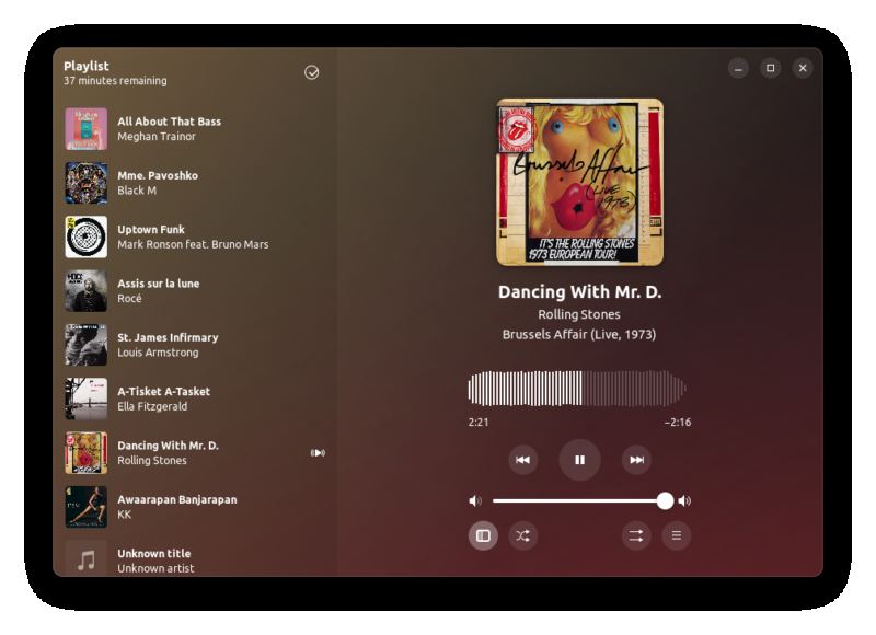 amberol music player