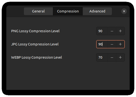 curtail compression options