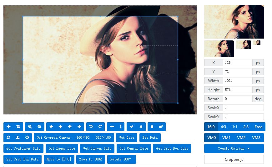 一个不简单的图片裁剪库：Cropper.js