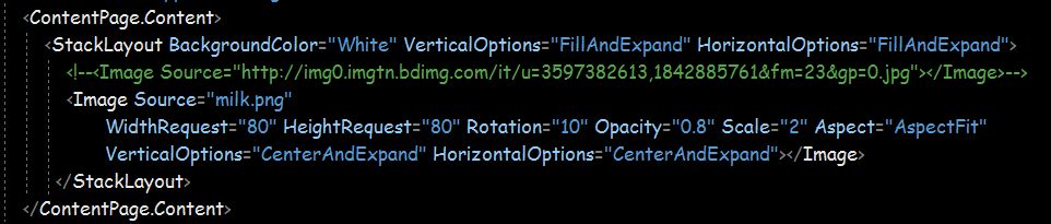 从零学习XamarinForms-图片控件