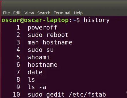 Linux查看历史记录小技巧