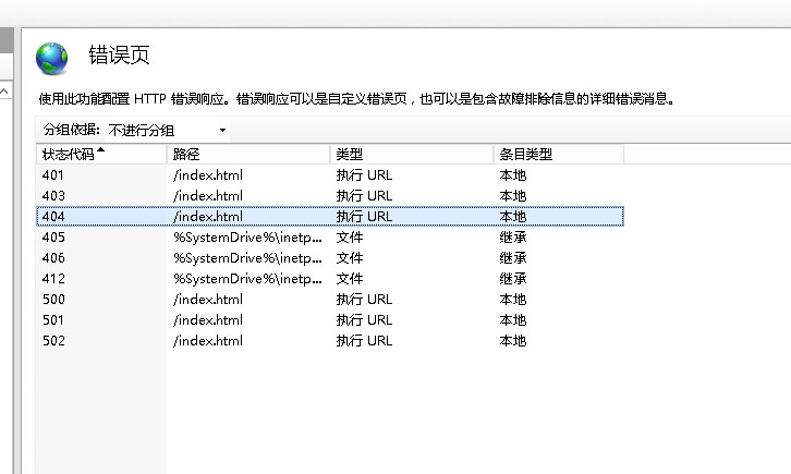 IIS自定义404页面