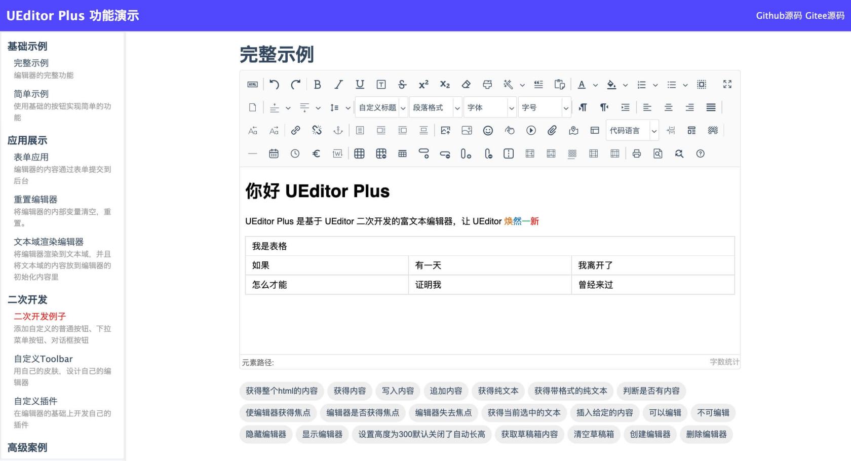 UEditorPlus 基于 UEditor 二次开发的富文本编辑器 基于 MIT 开源协议