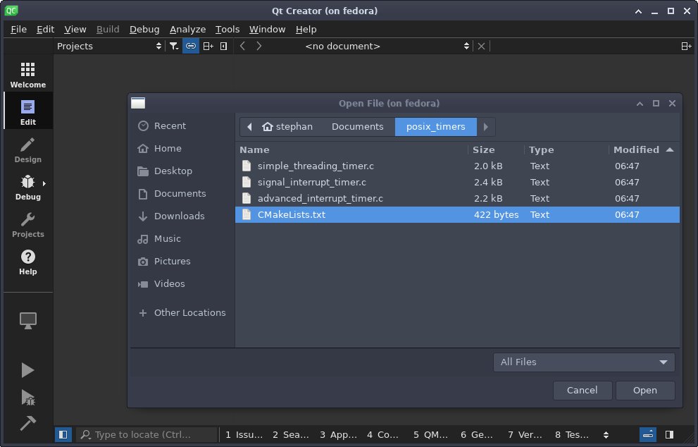 Qt Creator open project